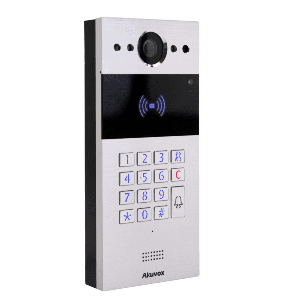Akuvox R20KS Silver Surface mount IP Video Intercom with keypad