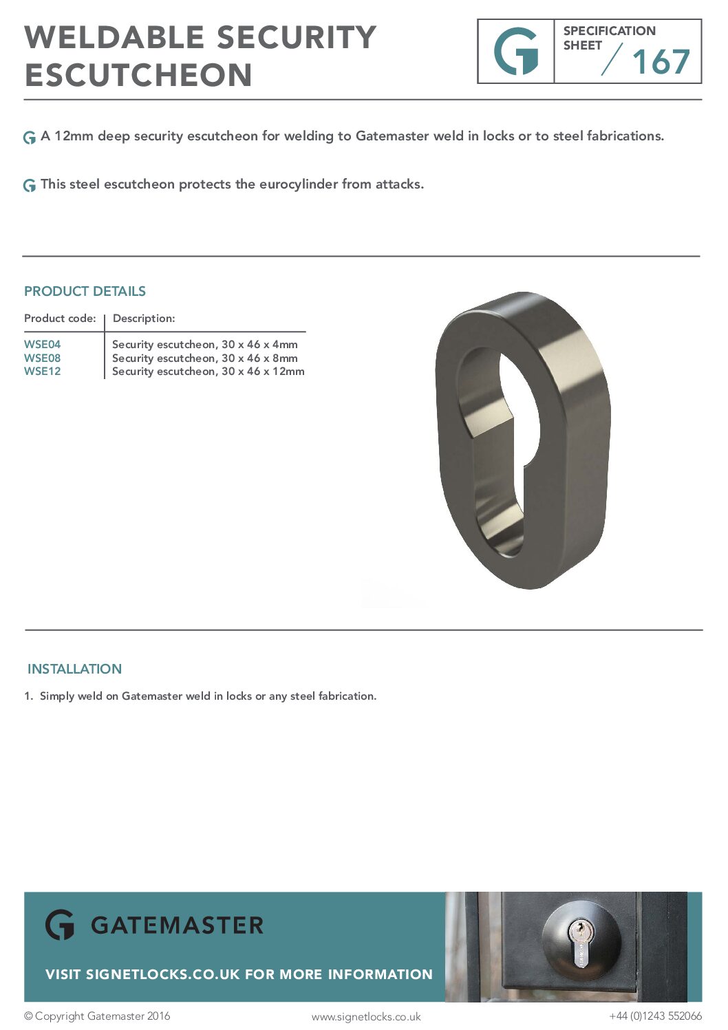 Gatemaster WSE Specification
