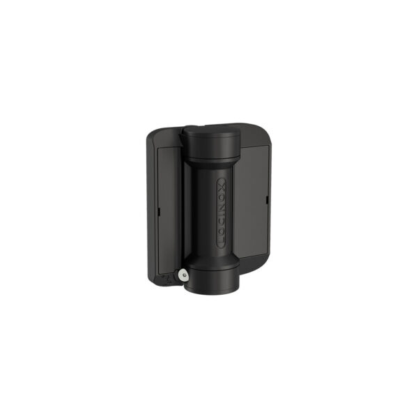 Locinox Pair of SERVAL-SD-R 180° Spring hinges with self drilling mounting screws for round profile - Image 4