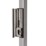 Locinox SHKL9005QF2K Black security keep for 40mm – 60mm box section