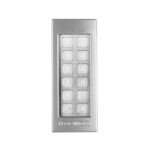Locinox Slimstone-2 keypad with integrated LED lighting – Silver