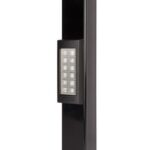 Locinox SLIMSTONE-X-9005 Black standalone digital keyapd