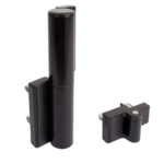 Locinox Tiger compact hinge and hydraulic gate closer in one – black