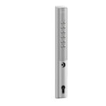 Locinox Vera 50mm Silver Single sided battery code lock only Keyed to differ