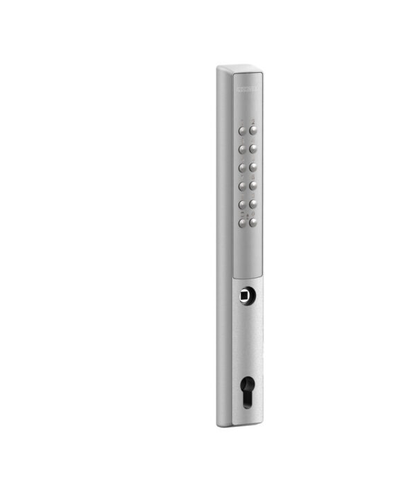 Locinox Vera 40mm Silver Single sided battery code lock only Keyed to differ