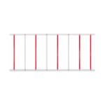 Nice WA13 Aluminium 2m length barrier skirt