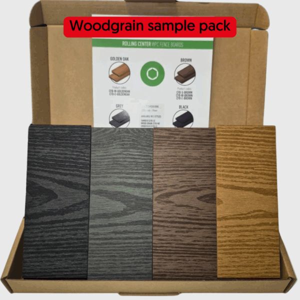 Woodgrain composite sample pack